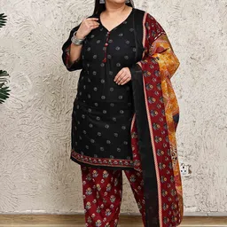 Rajnandini Women Floral Printed Regular Kurta with Salwar & Dupatta-image-53