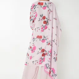 max Women Floral Printed Kurta with Palazzos & With Dupatta image 3