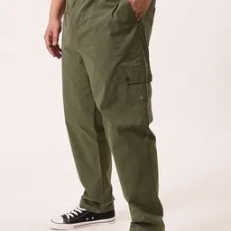 UNSTD Men Plus Size Cargo Trousers image 4