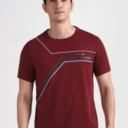 Reebok Men Striped Round Neck Cotton T-shirt-picture-38