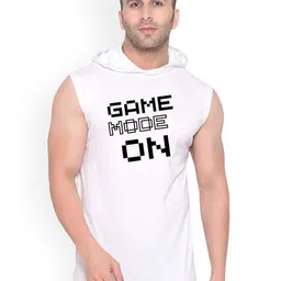 FABSTIEVE Printed Hooded Neck Sleeveless Cotton Gym Vest-picture-41