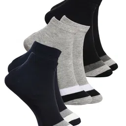 BAESD Unisex Pack Of 3 Ankle Length Socks-picture-28