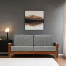 Hav 3 Seater Sofa in Brown Color-image-2