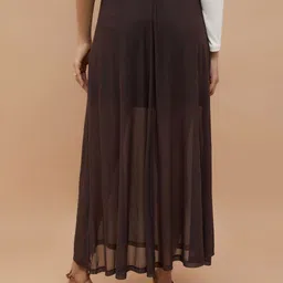 Ginger by Lifestyle Flared Mid Rise Maxi Skort image 4