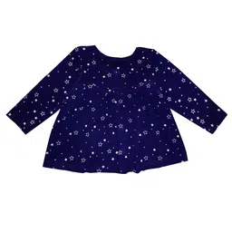 KIDEEZGUILD Girls Pack Of 3 Conversational Print Cotton Fit & Flare Dress image 4