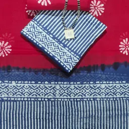 Farooq Dyeing Striped Pure Cotton Unstitched Dress Material-image-13