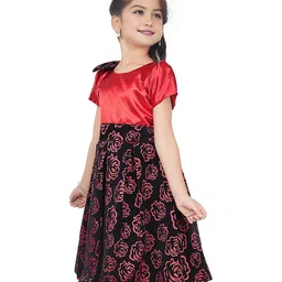 BAESD Embellished A-Line Dress image 3