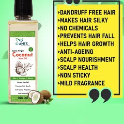 ANI'S Set Of 4 Coconut Hair Oils -100ml Each image 3