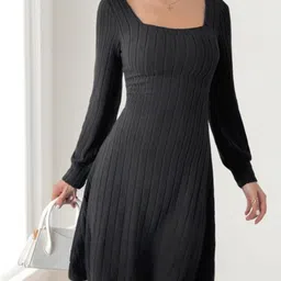 StyleCast Women Striped A-Line Dress-picture-39