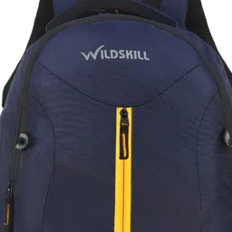 WILDSKILL Unisex Brand Logo Contrast Detail Backpack with Compression Straps image 5