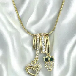 ELEGANCE Gold-Plated Pendant image 3