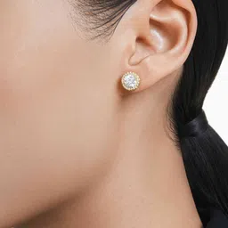 SWAROVSKI Gold-Plated Crystals Stone-Studded Studs Earrings-picture-28