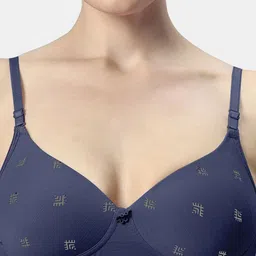 Sonari Women Graphic Printed Full Coverage Lightly Padded Non-Wired T-shirt Bra image 3
