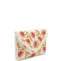 Anekaant Floral Embellished Structured Sling Bag image 5