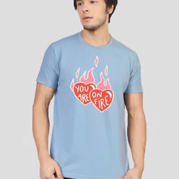 Greylongg Men Typography Printed Round Neck T-shirt-picture-36