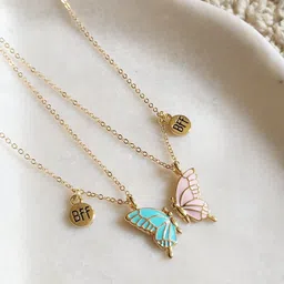 Octagon hub Gold-Plated Necklace image 3