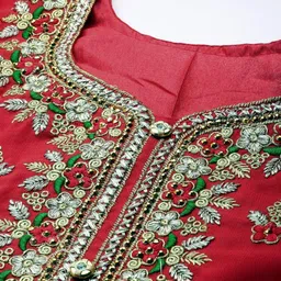 Suha Embroidered Unstitched Dress Material image 3