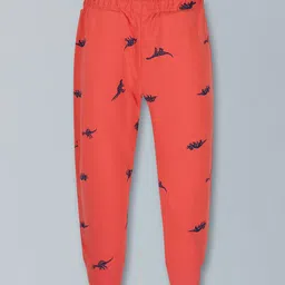 PLUM TREE Boys 2-Pcs Printed Pure Cotton Joggers image 4