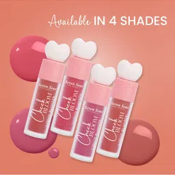 Seven Seas Cheek Bloom Long Lasting Liquid Blusher & Lip Gloss - 5g  - 04 Natural Blush image 4