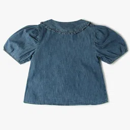 GAP Girls Pure Cotton Chambray Shirt image 2