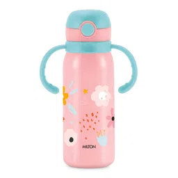 Milton Pink & Blue Stainless Steel Printed Vacuum Water Bottle 625 ml-picture-11