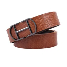 Roadster Men PU with Pin Buckle Slim Textured Regular Classic Style Belts image 2