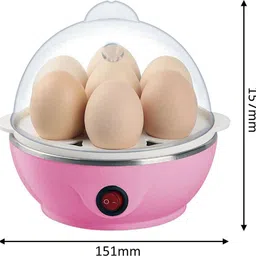 spella genuine Quality Egg Boiler Electric Automatic Off Egg Steamer Cooker Poacher_60 Egg_Cooker_Egg_ Boiler (Multicolored 7 Egg)_060 Egg Cooker image 3
