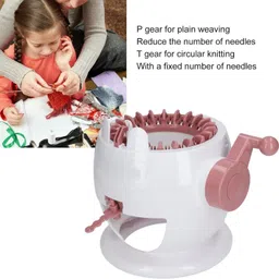 gemsy Knitting machine | Crochet Making Machine for Beginner Knitting Pin image 5