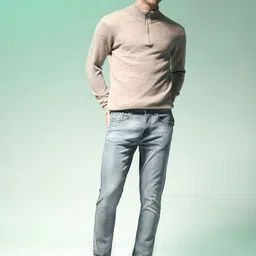 Flying Machine Men Blue MJ Mankle Slim Fit Low-Rise Clean Look Stretchable Jeans image 3