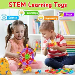 arizon Creative Star Link: Educational Interlocking Blocks for Kids (100+ Pieces) image 4