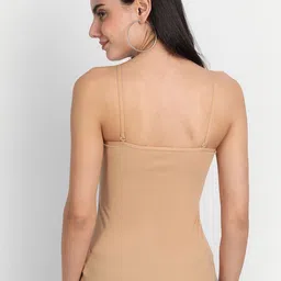 Aimly Pack Of 3 Non-Padded Cotton Extra Transparent Removable Strap Camisoles image 2