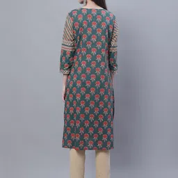 Cantabil Floral Printed Sequinned Kurta image 5