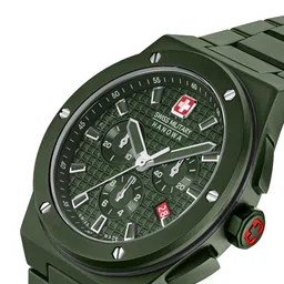 SWISS MILITARY HANOWA Men Dial & Ceramic Straps Analogue Chronograph Watch SMWGI0002282 image 5