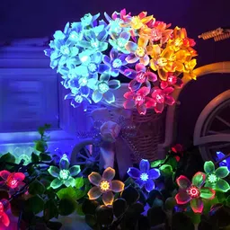 circisun 42 LEDs 15 m Multicolor Color Changing Flower Rice Lights image 4