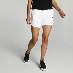puma Solid Women White Casual Shorts-picture-18