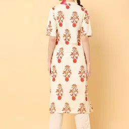 all about you Women Ethnic Motifs Embroidered Block Print Kurta image 4