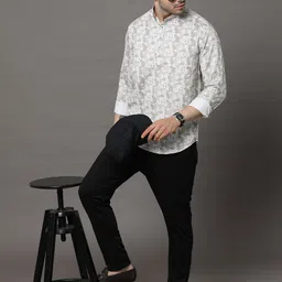 Bushirt Abstract Printed Pure Cotton Kurta image 5