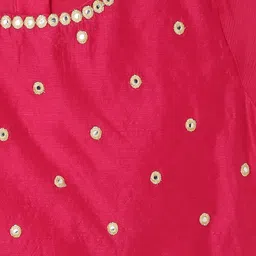 max Girls Embroidered Mirror Work Ready to Wear Lehenga & Blouse With Dupatta image 4