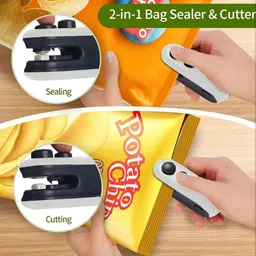 ablue clipper Portable Sealer for Coffee and Spice Bags Hand Held Heat Sealer image 3