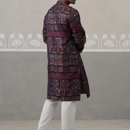 anouk Men Silk Blend Kurta Pyjama Set image 3