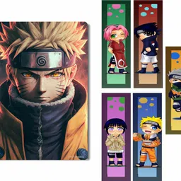 craft maniacs NARUTO DIARY & FREEBIE BOOKMARKS A5 Diary RULED 100 Pages-picture-14