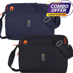 sj enterprises Blue, Black Men Sling Bag combo 2set Bag Sling Bag Stylish Crossbody Shoulder Bag for Travel & Casual-picture-27