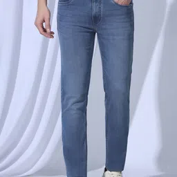 Blackberrys Men Skinny Fit Mildly Distressed Light Fade Jeans-picture-38