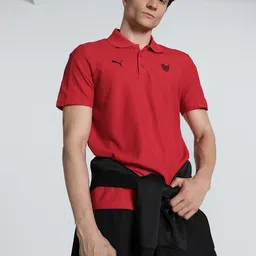 PUMA Motorsport Men Ferrari Race Polo Collar T-shirt-image-66