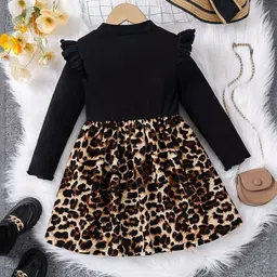 PURNKAMAAY TRENDZ Animal Print Fit & Flare Midi Dress image 2