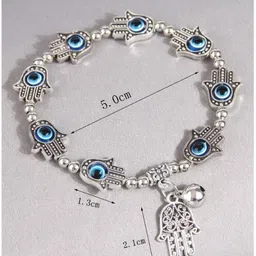 APUNKA D FASHION Silver Silver Bracelet-picture-32