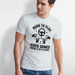 Seekbuylove Men Printed Bio Finish T-shirt image 4