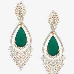 Kushal's Fashion Jewellery Contemporary Drop Earrings image 3