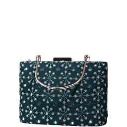 ARTKLIM Embroidered Box Clutch image 4