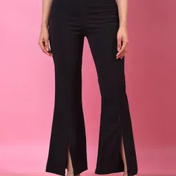 Crimsoune Club Women Regular Fit Bootcut Trousers-image-65
